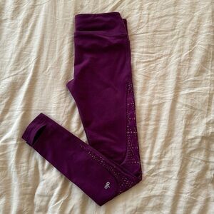 PINK ALO CUTOUT STIRRUP LEGGINGS